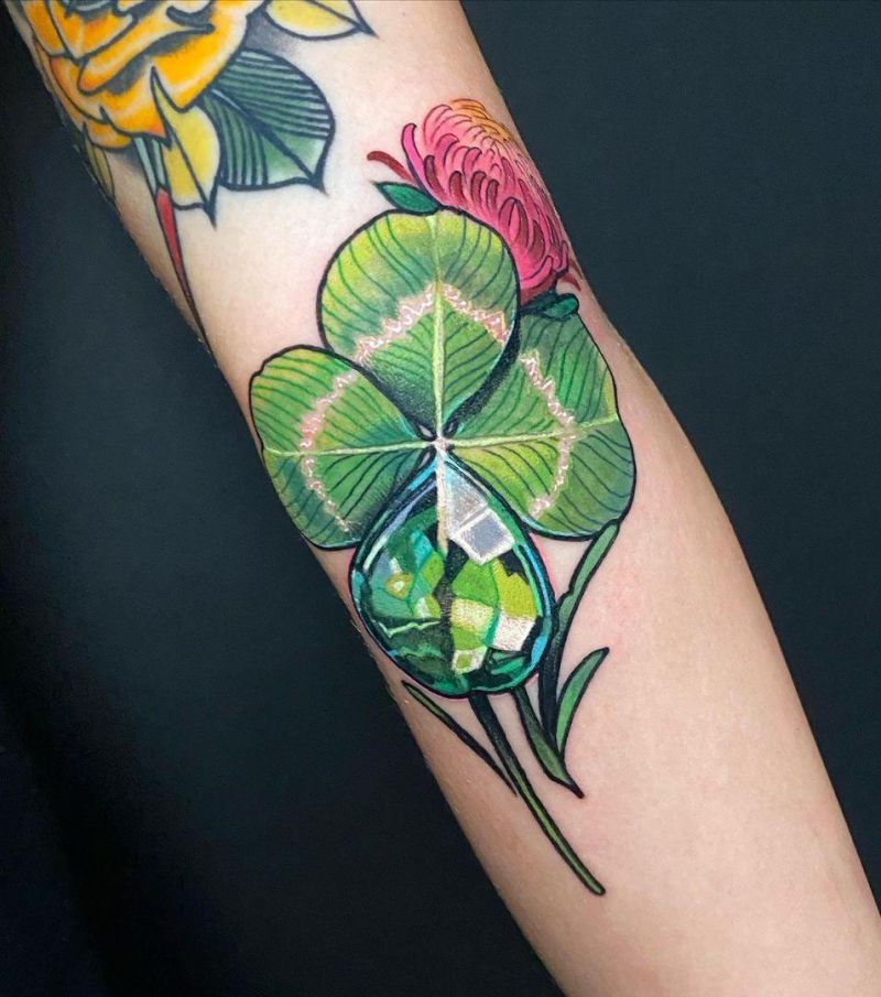 30 Gorgeous Gemstone Tattoos You Must See