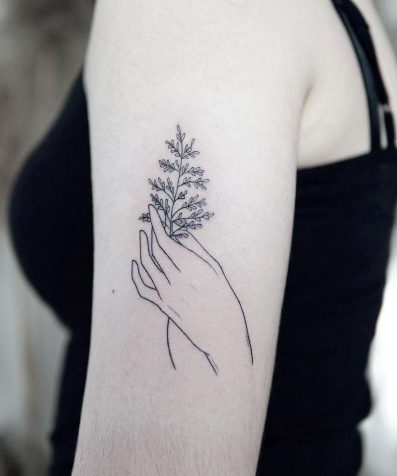 30 Pretty Grass Tattoos You Can’t Miss