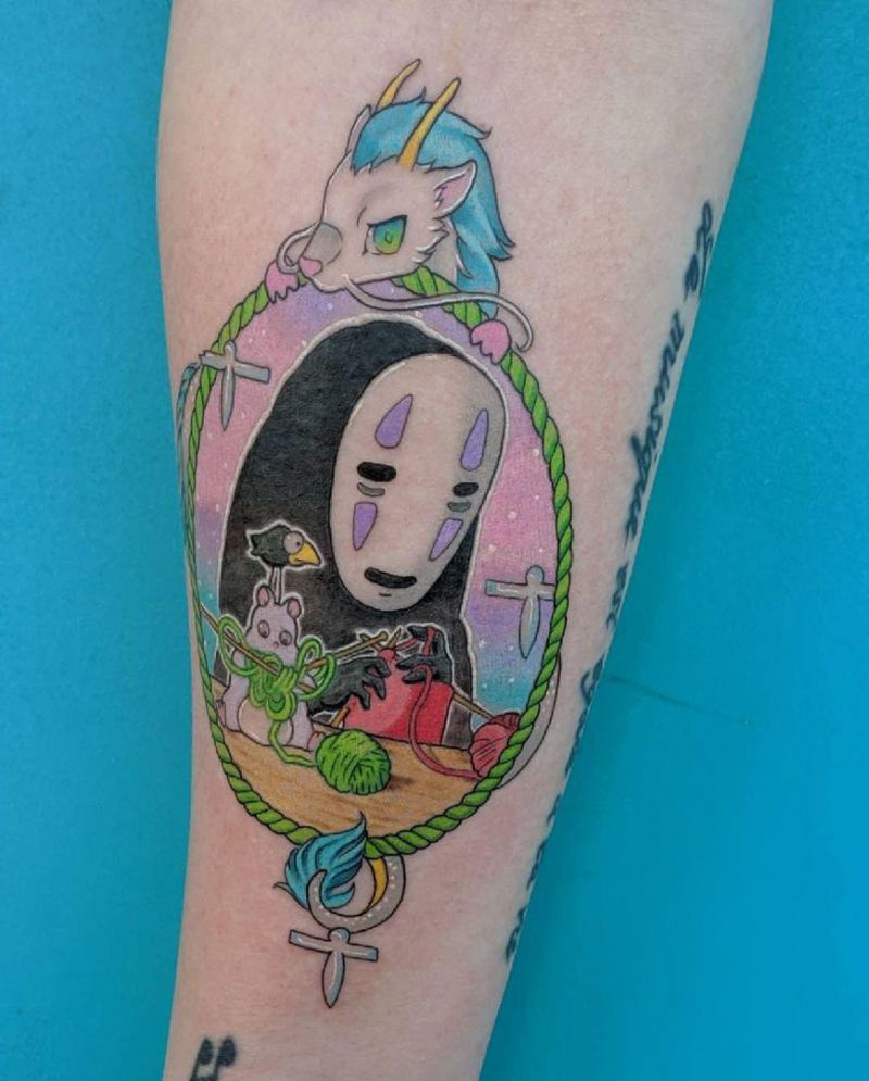 30 Cute Kaonashi Tattoos Make You Attractive