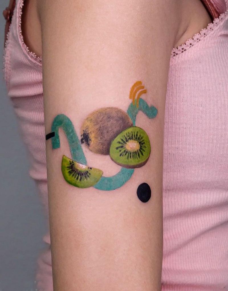 30 Pretty Kiwifruit Tattoos You Will Love