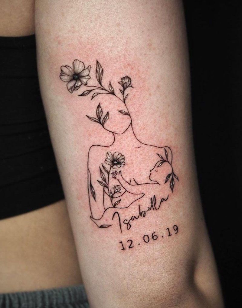 30 Delicate Mother Love Tattoos You Won't Regret