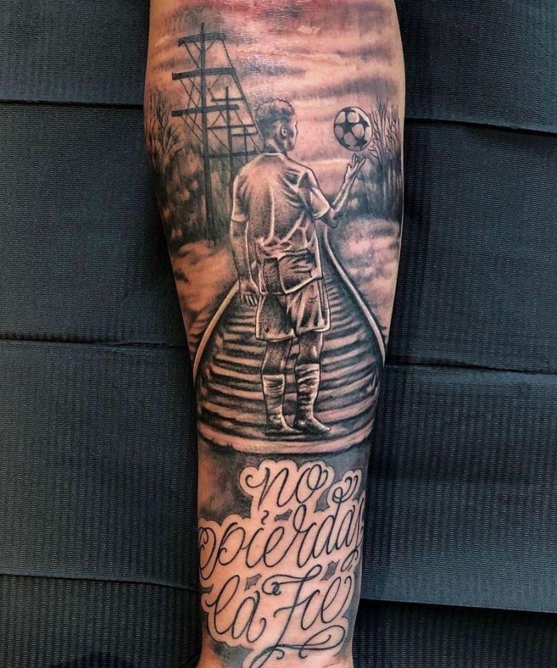 30 Pretty Railroad Tattoos You Must Love