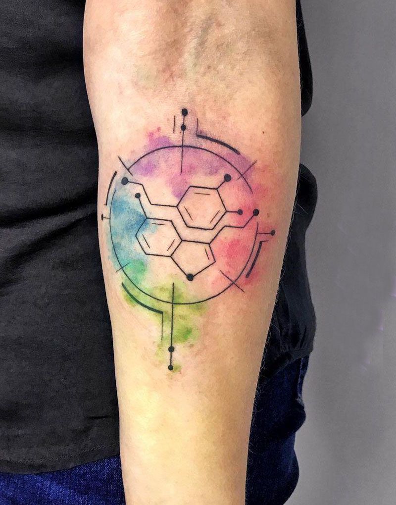 30 Pretty Serotonin Tattoos You Can't Miss