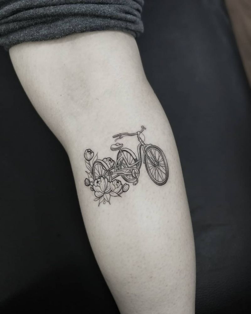 12 Pretty Tricycle Tattoos to Inspire You