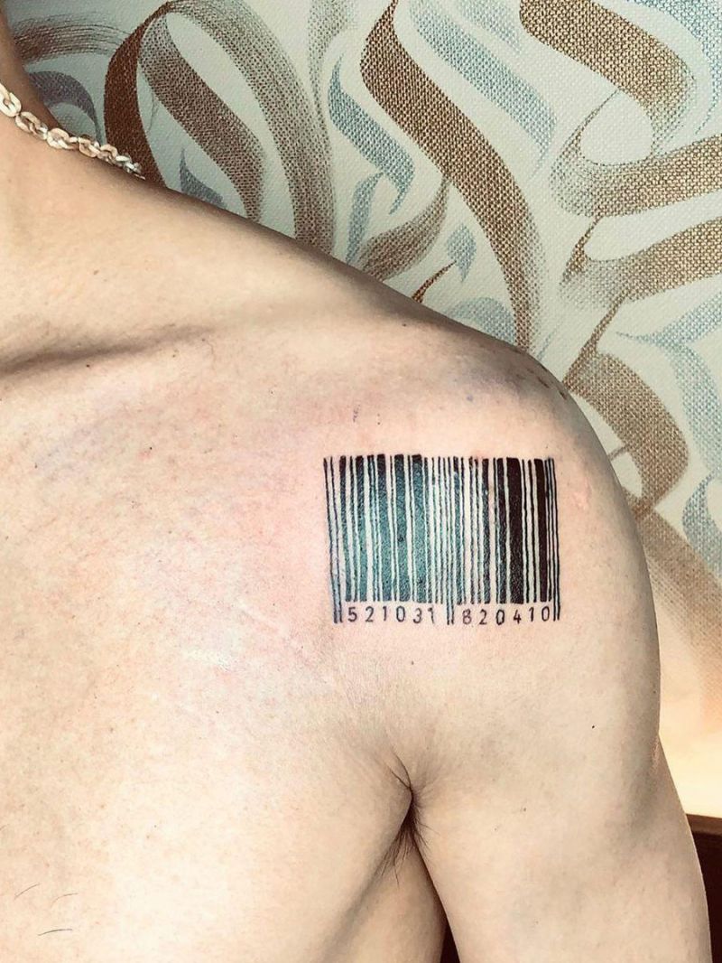 30 Unique Barcode Tattoos You Can Copy