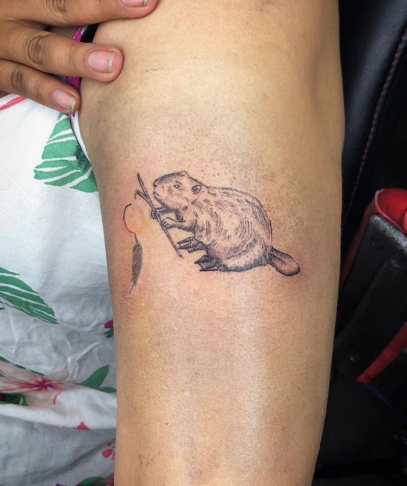 30 Cute Beaver Tattoos You Can’t Miss