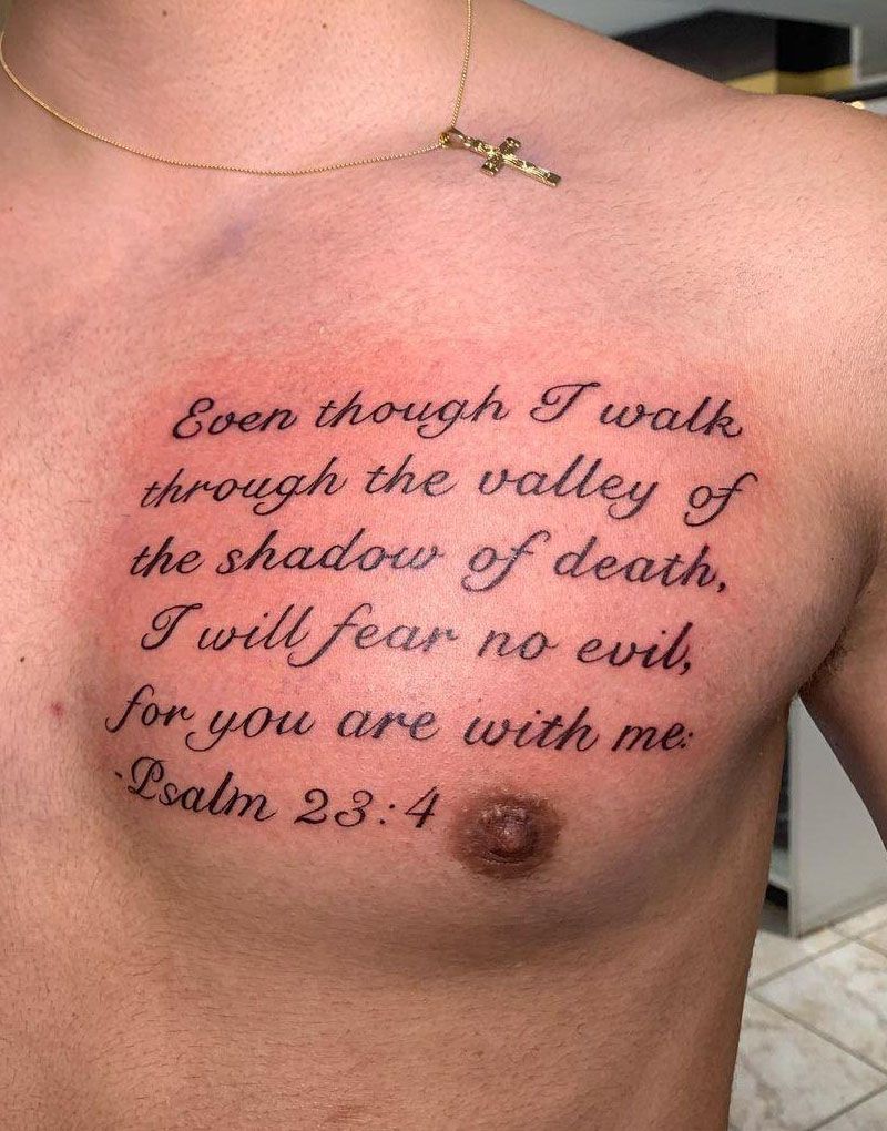 30 Perfect Bible Verse Tattoos for Your Inspiration