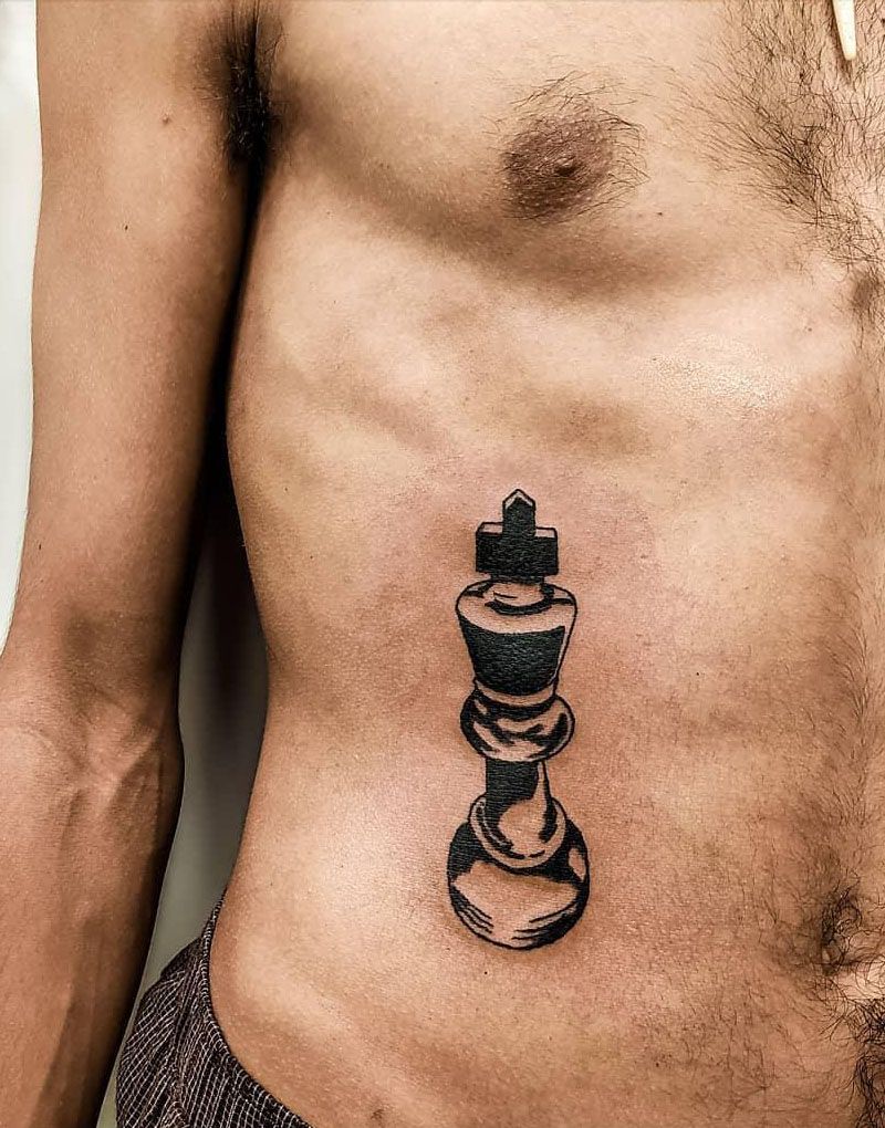 30 Pretty Chess Tattoos You Will Love