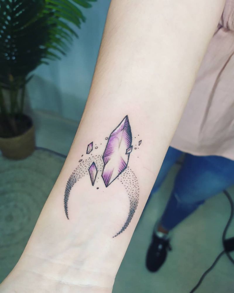 30 Gorgeous Gemstone Tattoos You Must See