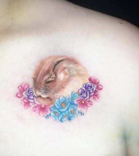 30 Cute Hamster Tattoos You Must See