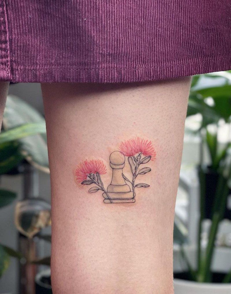 30 Pretty Pohutukawa Tattoos You Can Copy