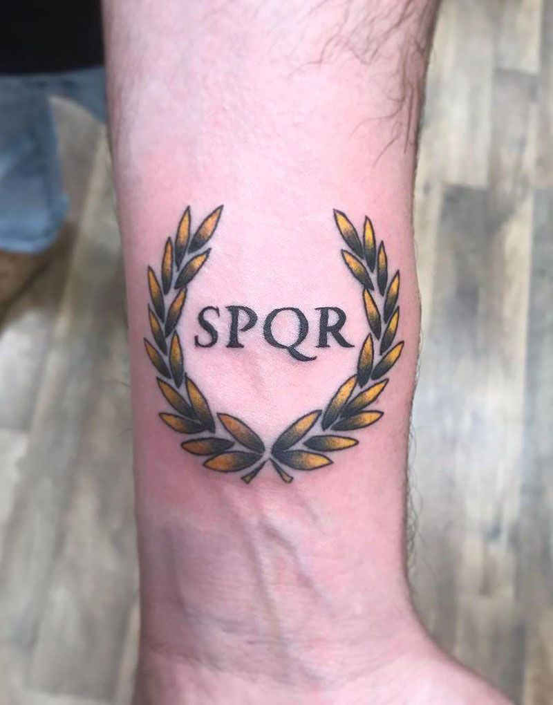 30 Unique SPQR Tattoos You Must See