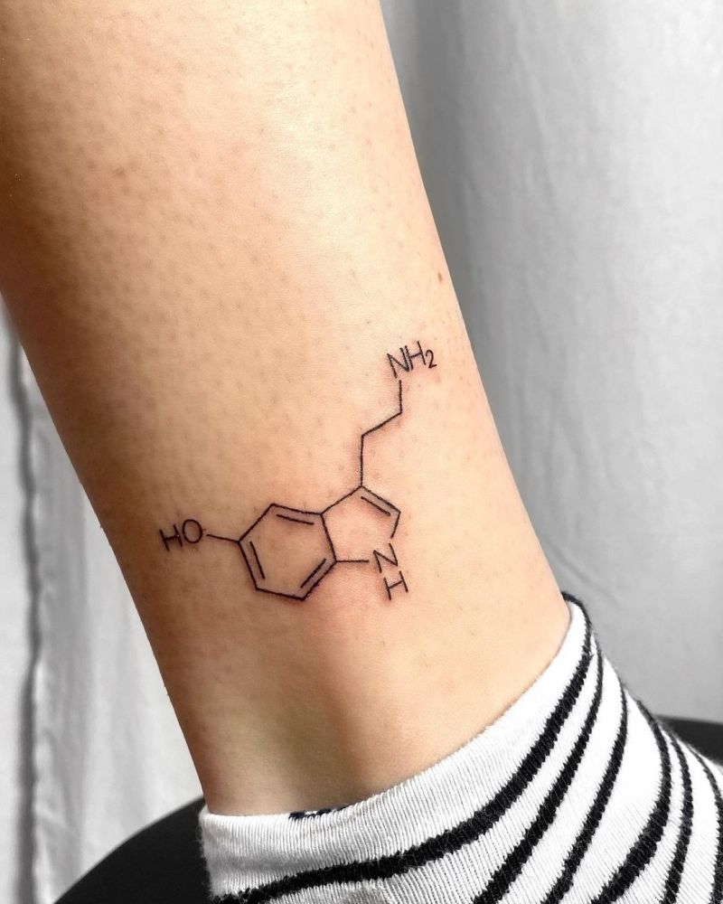 30 Pretty Serotonin Tattoos You Can't Miss