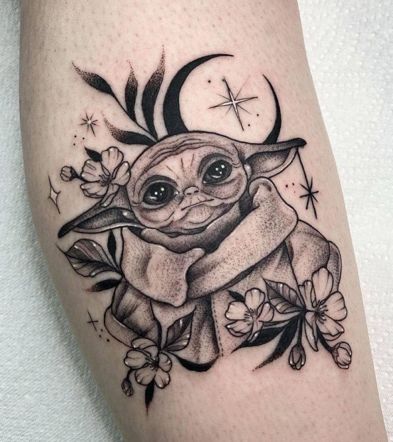 30 Gorgeous Yoda Tattoos You Can Copy