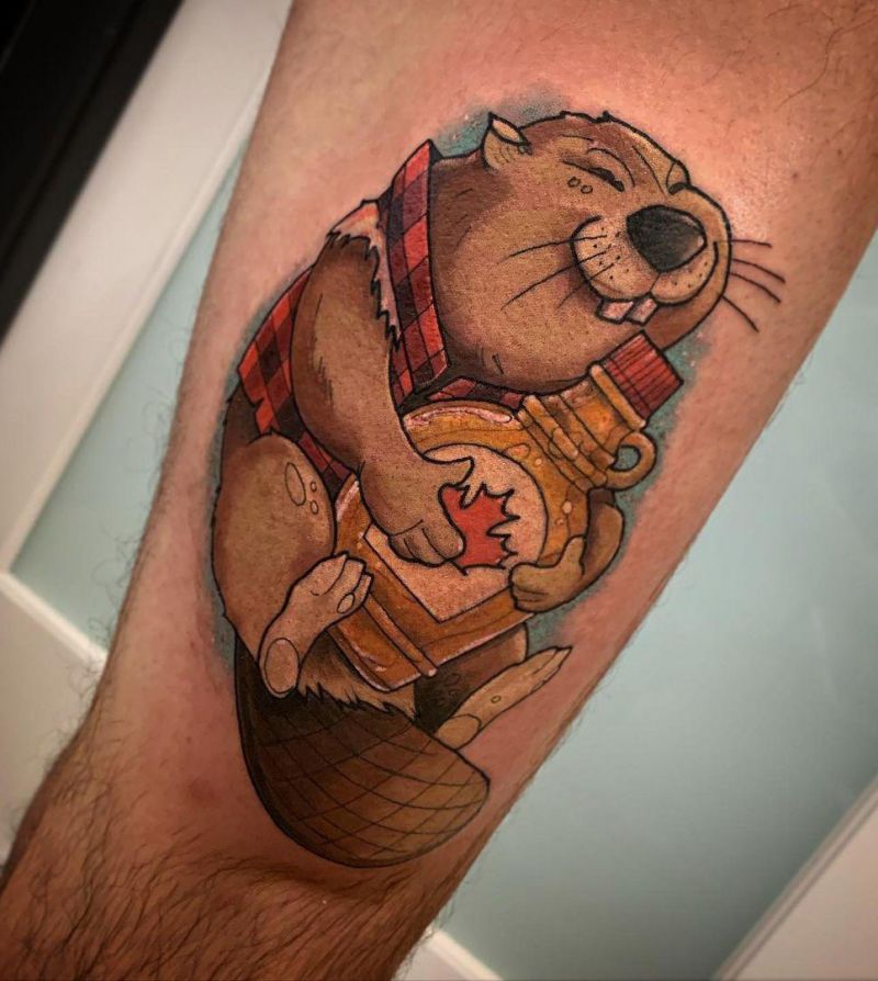 30 Cute Beaver Tattoos You Can’t Miss