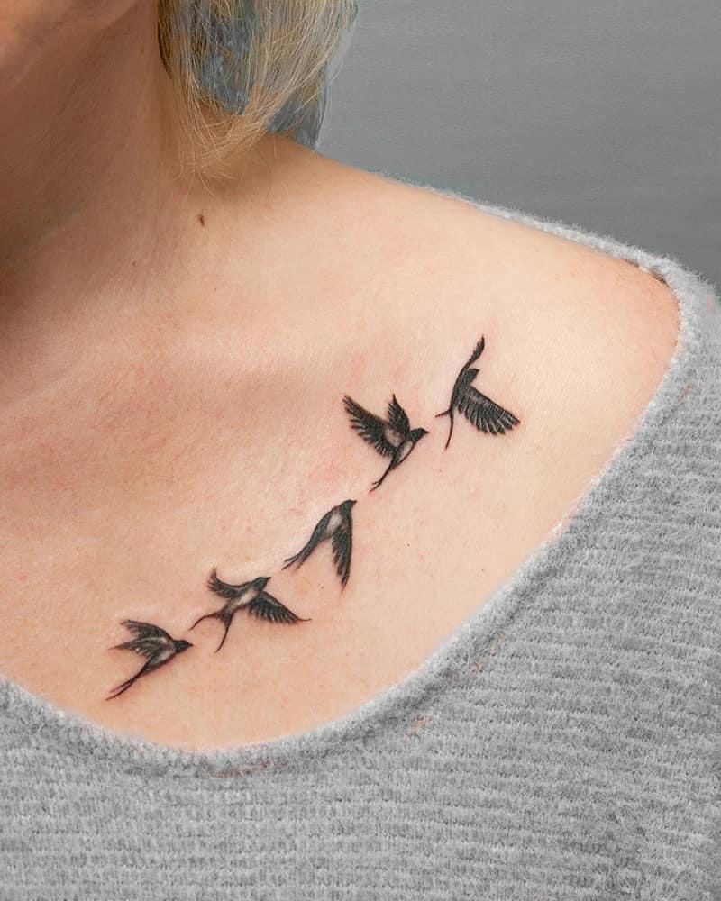 30 Gorgeous Bird Tattoos for Your Inspiration