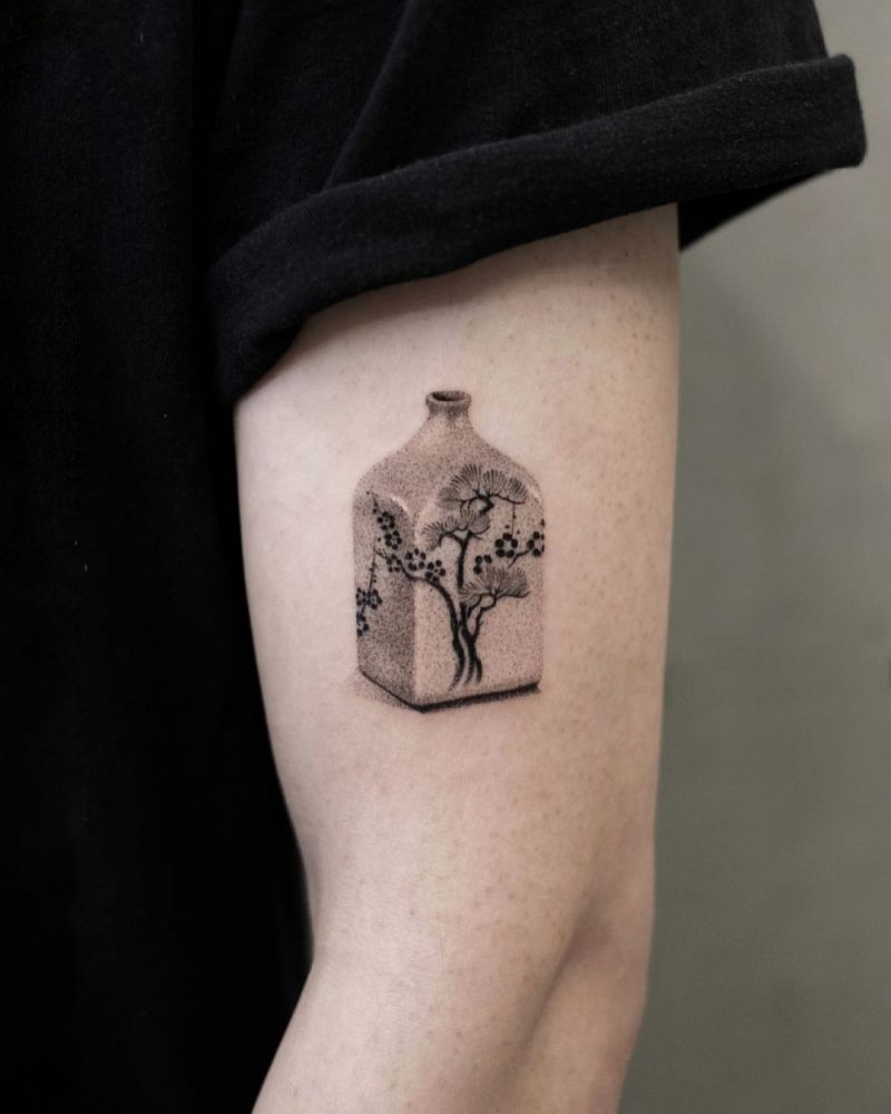 30 Pretty Bottle Tattoos You Will Love