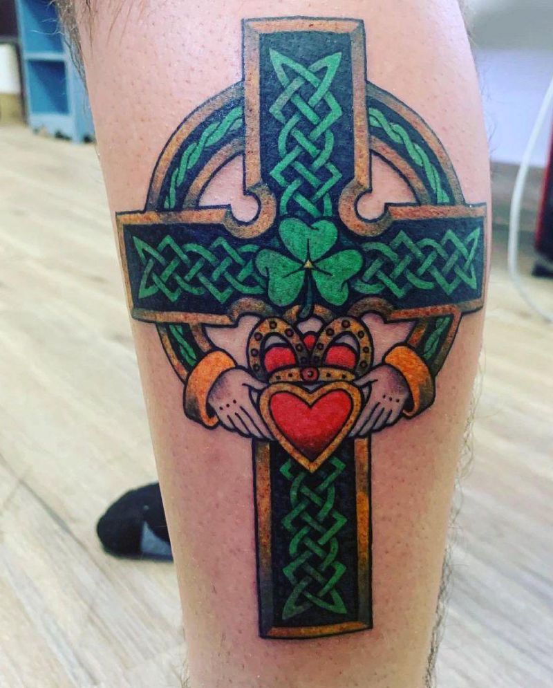 30 Pretty Claddagh Tattoos You Must Love