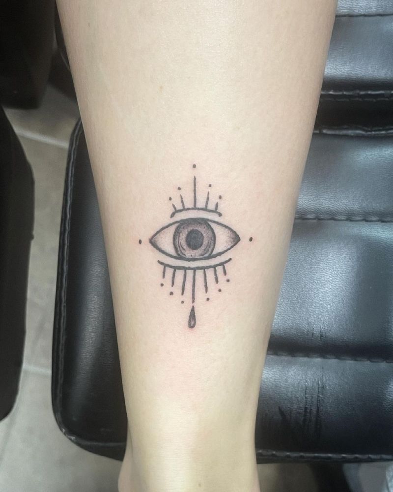 30 Gorgeous Evil Eye Tattoos You Will Love