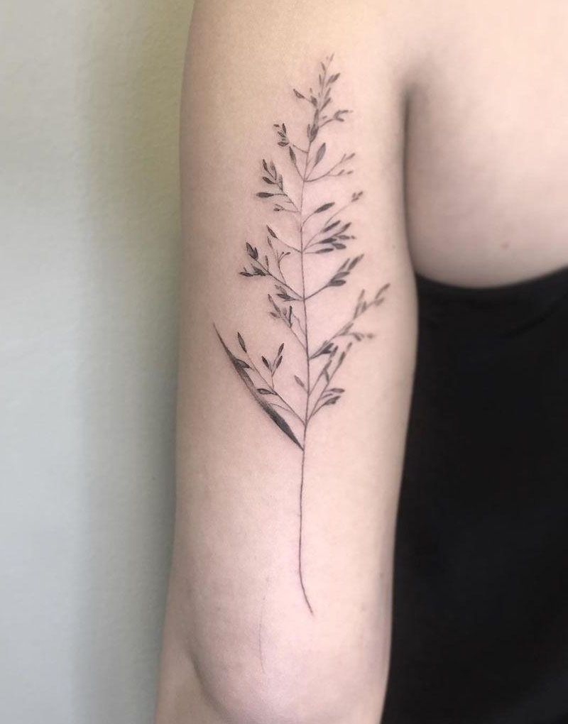 30 Pretty Grass Tattoos You Can’t Miss