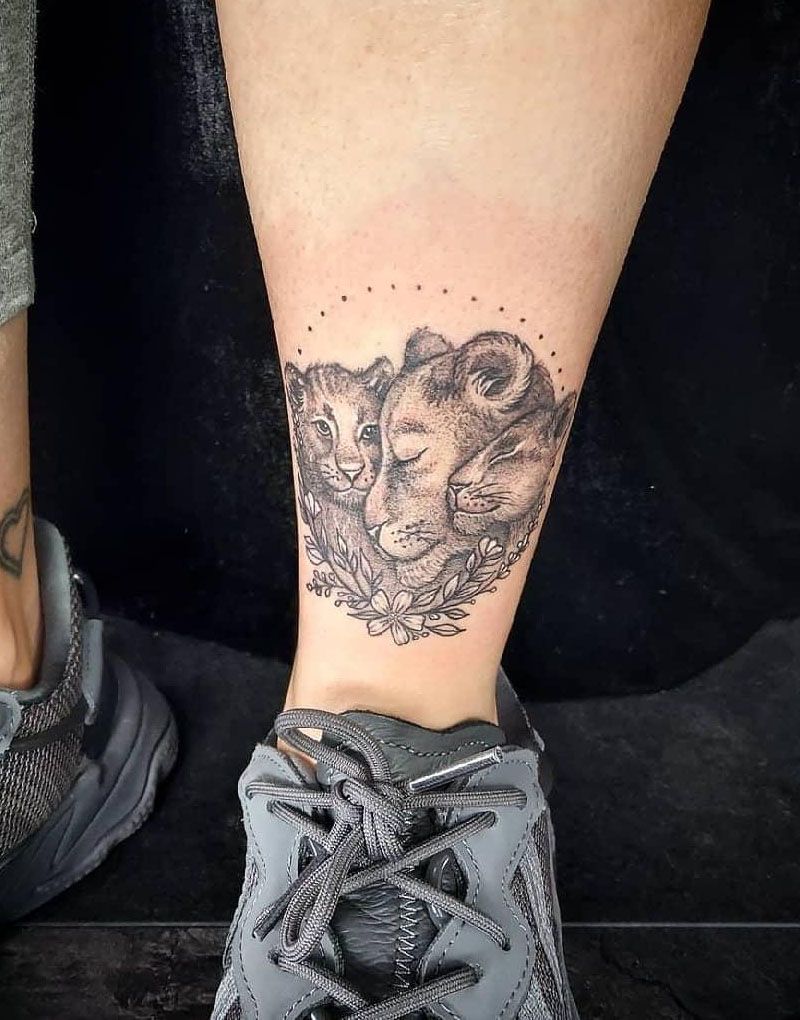 30 Cute Lion Cub Tattoos You Will Love