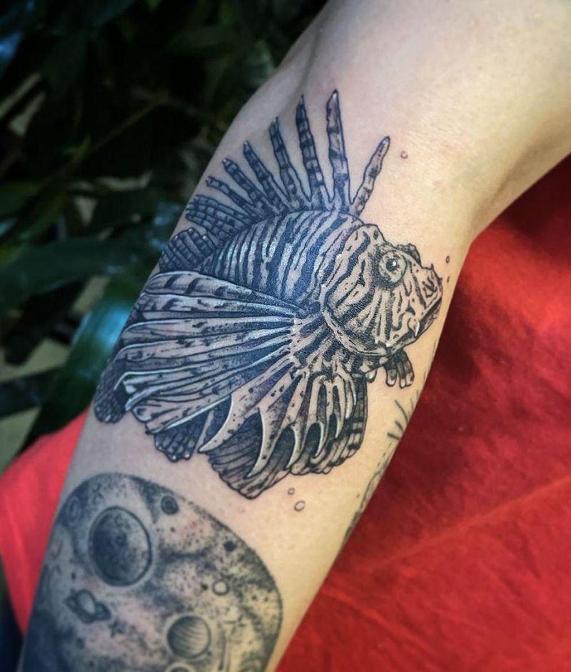 30 Gorgeous Lionfish Tattoos You Must Love