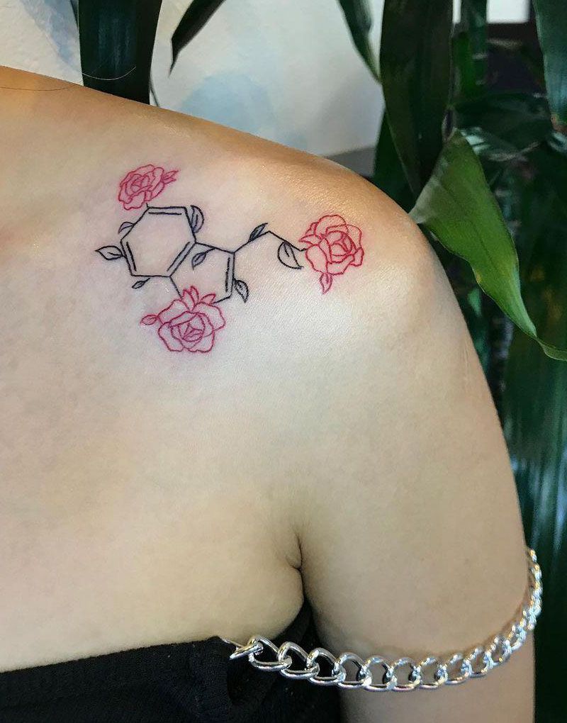 30 Pretty Serotonin Tattoos You Can't Miss