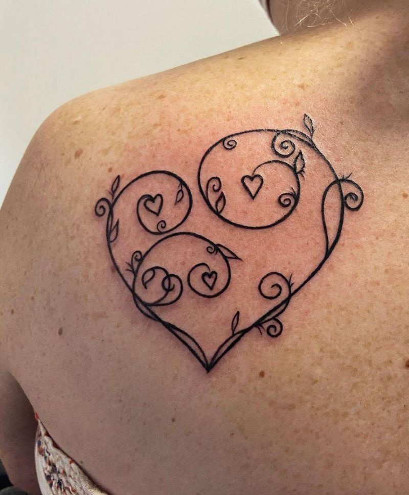 30 Pretty Swirl Tattoos to Inspire You