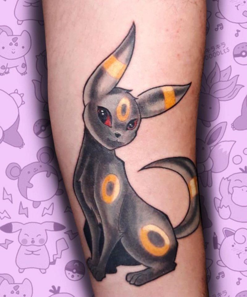 30 Cute Umbreon Tattoos You Must See