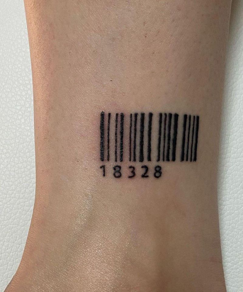 30 Unique Barcode Tattoos You Can Copy