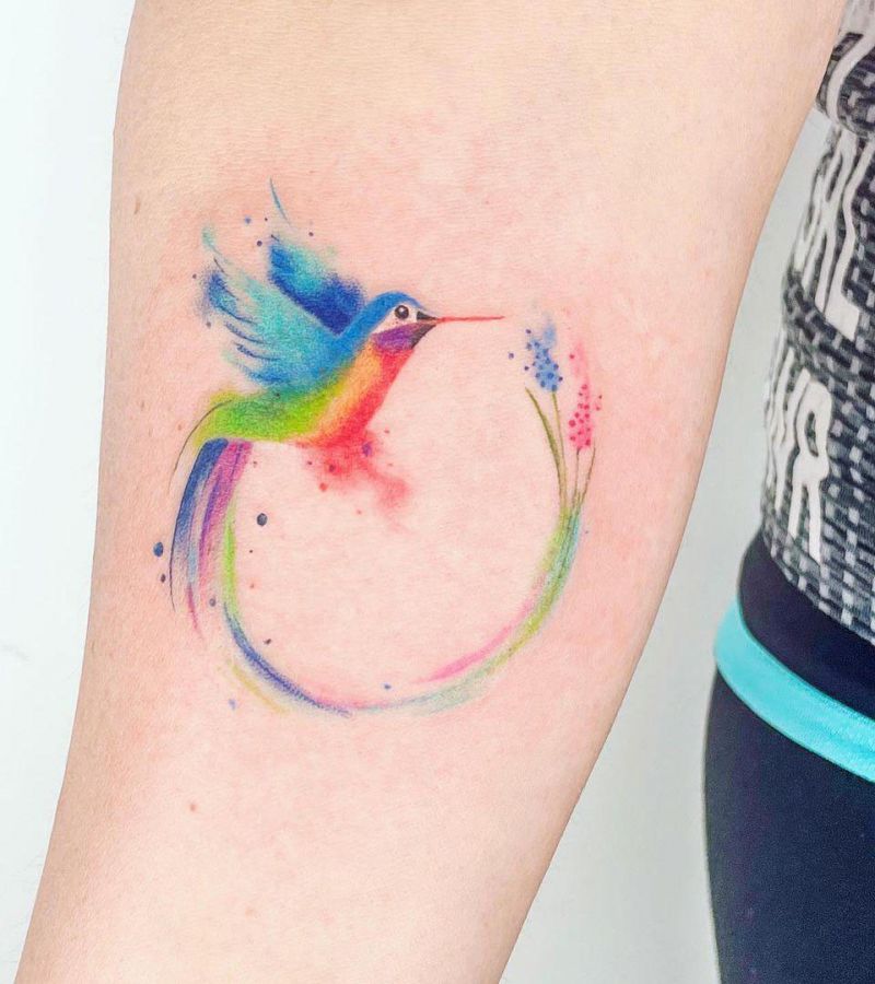 30 Pretty Flying Birds Tattoos to Inspire You