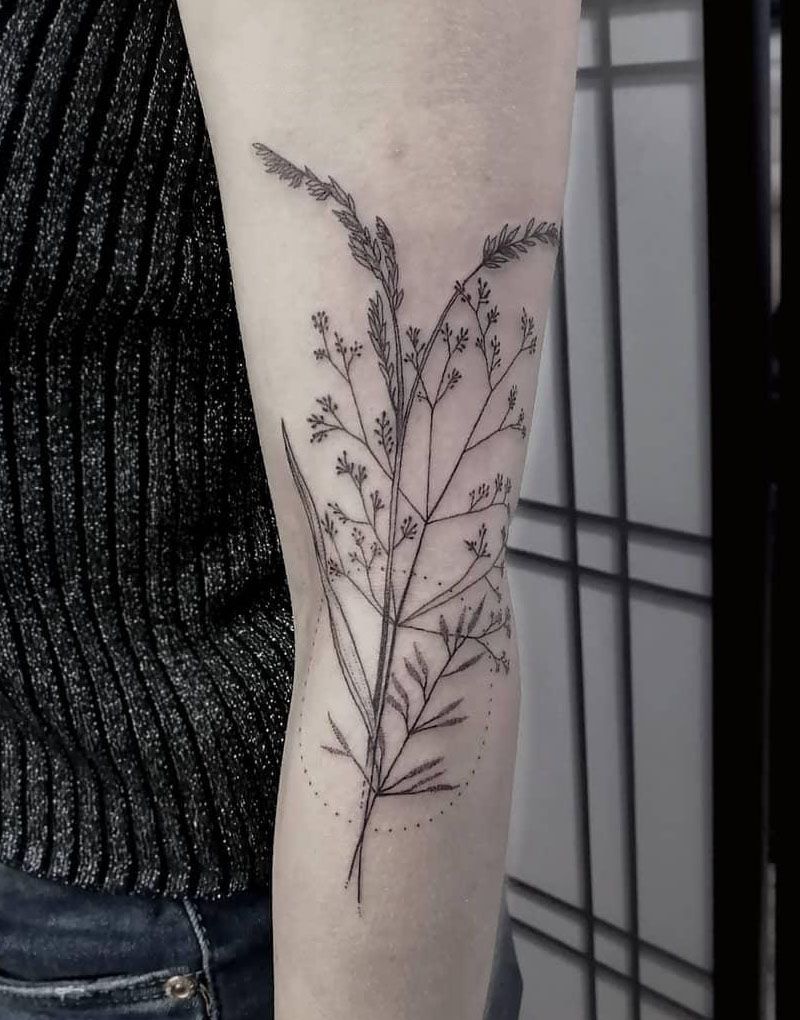 30 Pretty Grass Tattoos You Can’t Miss