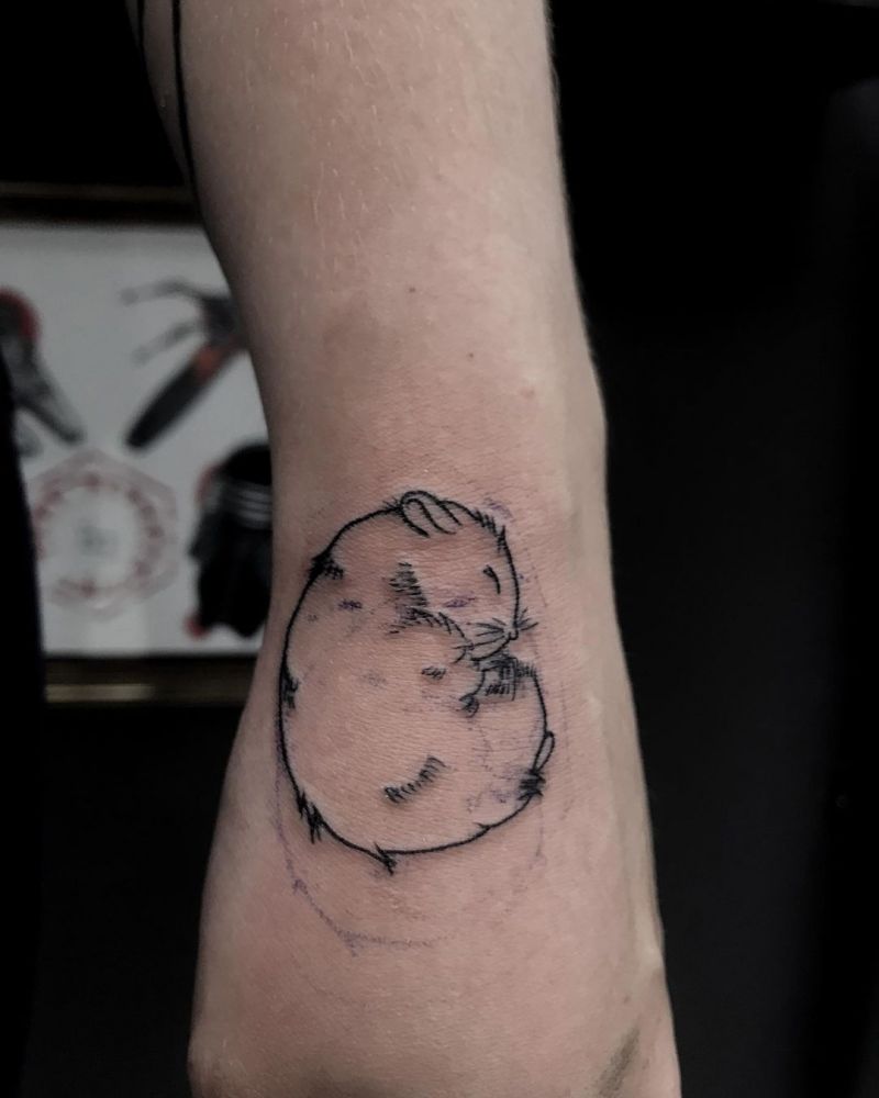 30 Cute Hamster Tattoos You Must See