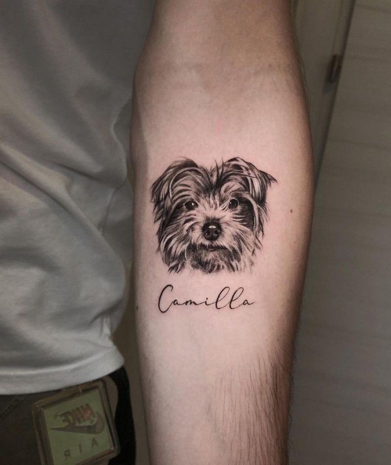 30 Cute Puppy Tattoos You Must Love