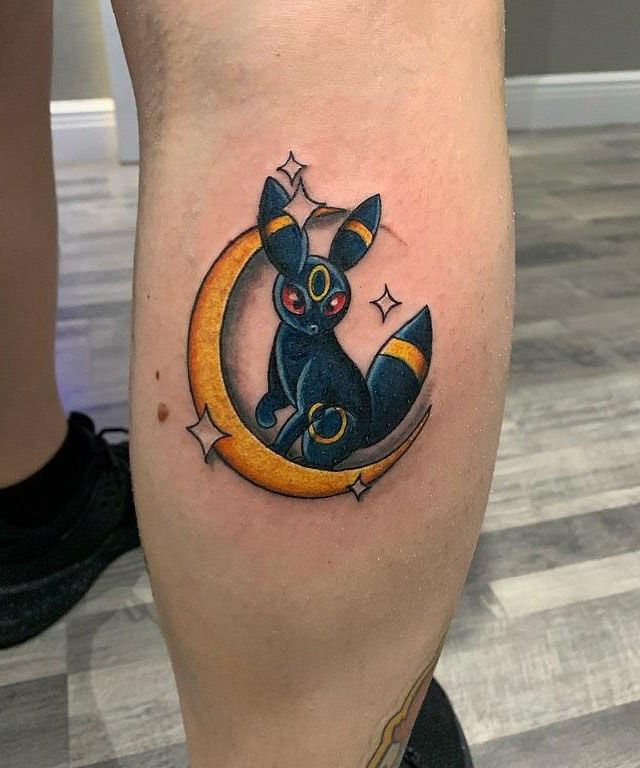 30 Cute Umbreon Tattoos You Must See