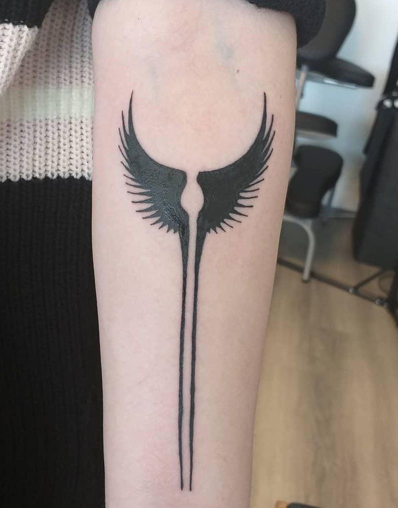 30 Pretty Valkyrie Wings Tattoos for Your Inspiration