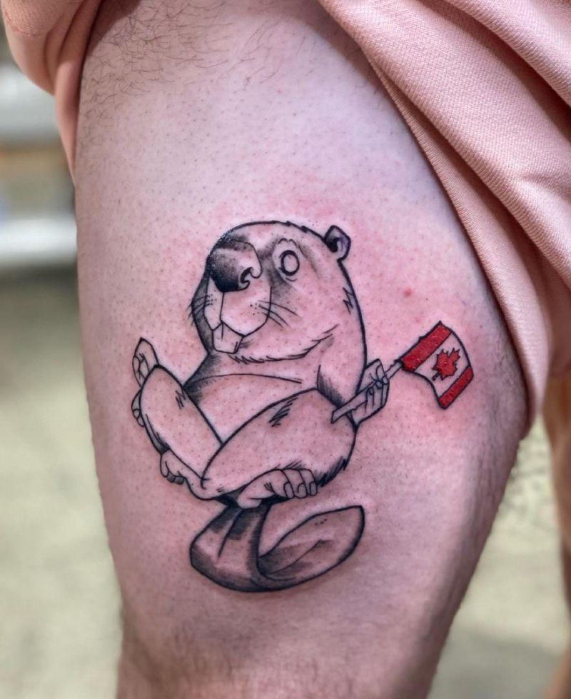 30 Cute Beaver Tattoos You Can’t Miss