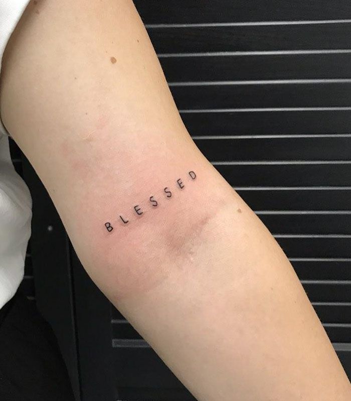 30 Pretty Blessed Tattoos You Can Copy