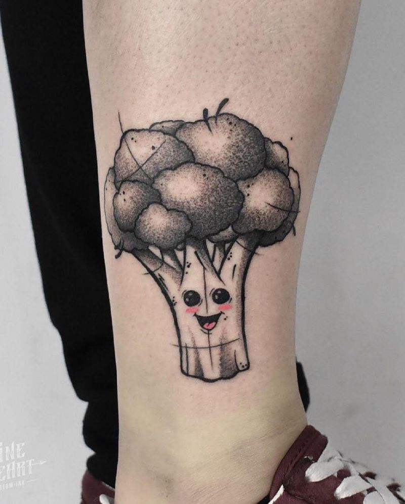 30 Pretty Broccoli Tattoos You Will Love