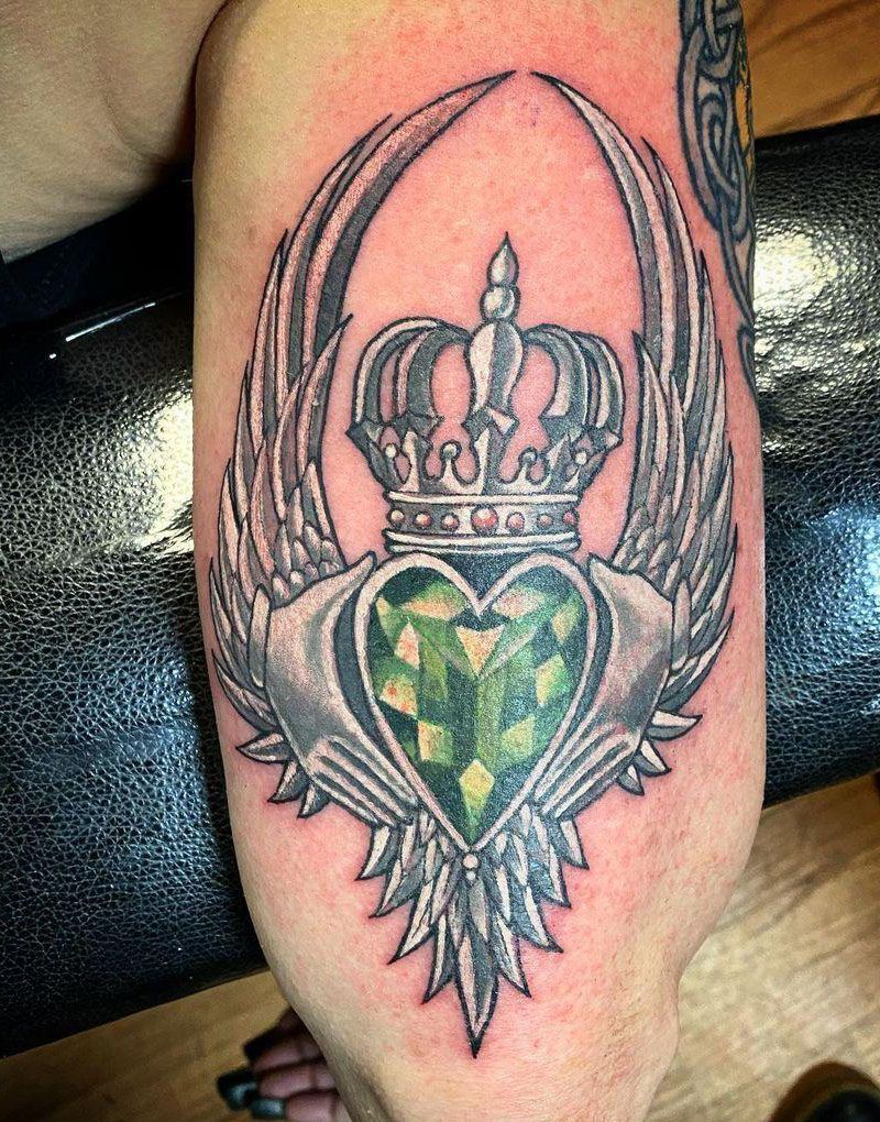 30 Pretty Claddagh Tattoos You Must Love