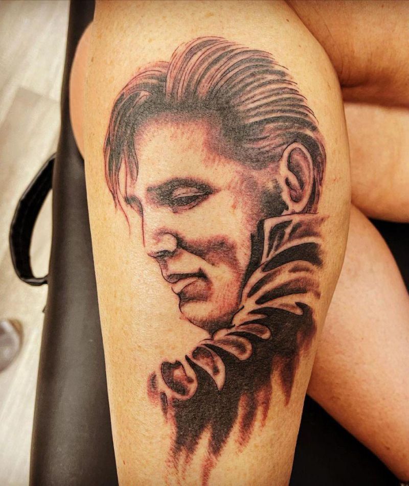 30 Pretty Elvis Tattoos You Will Love