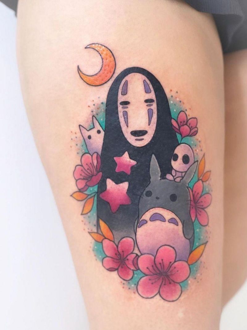 30 Cute Kaonashi Tattoos Make You Attractive