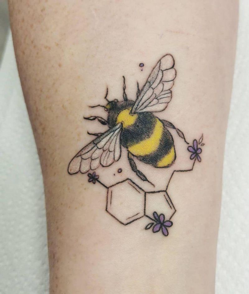 30 Pretty Serotonin Tattoos You Can't Miss