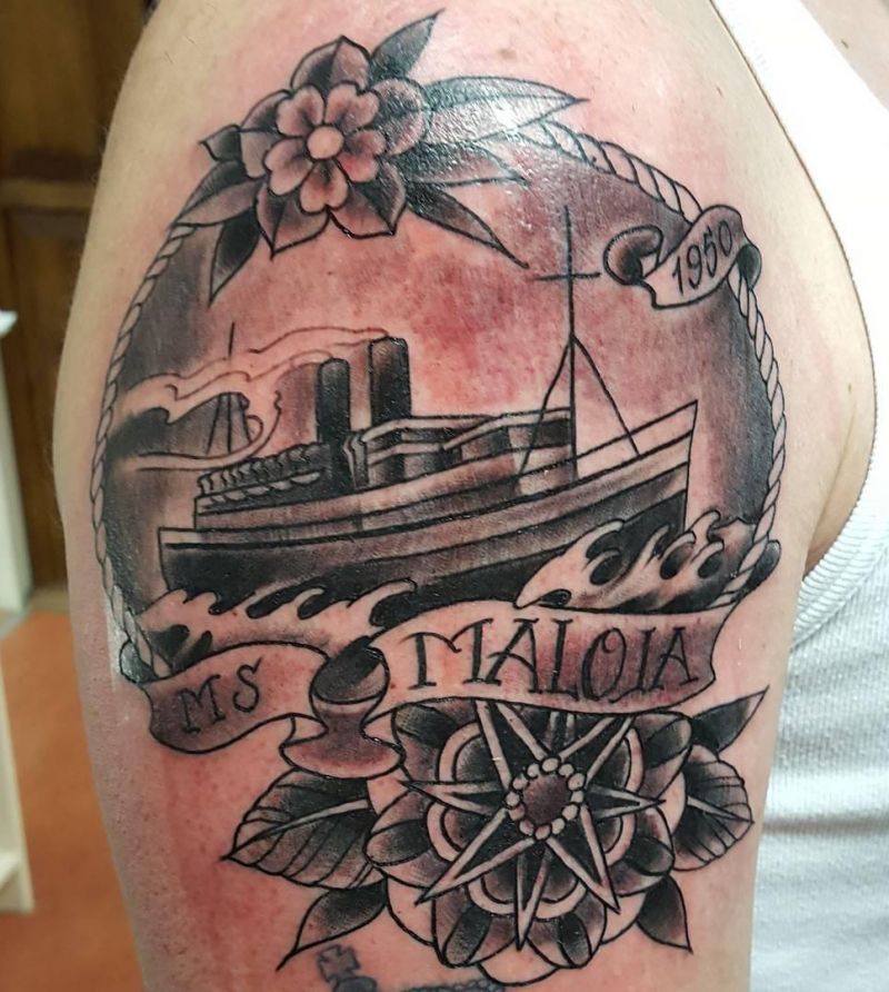 17 Pretty Steamboat Tattoos You Can Copy