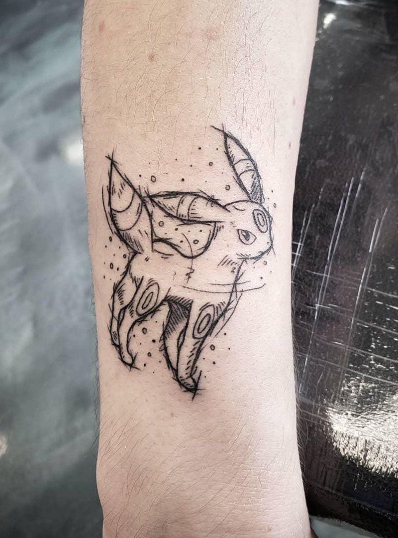 30 Cute Umbreon Tattoos You Must See