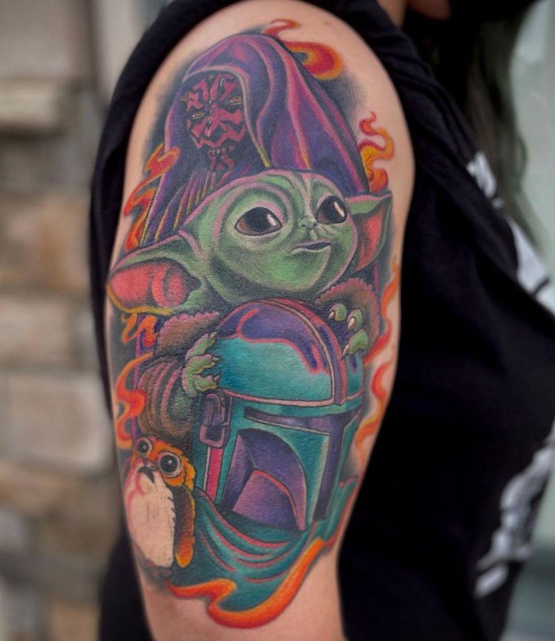 30 Gorgeous Yoda Tattoos You Can Copy
