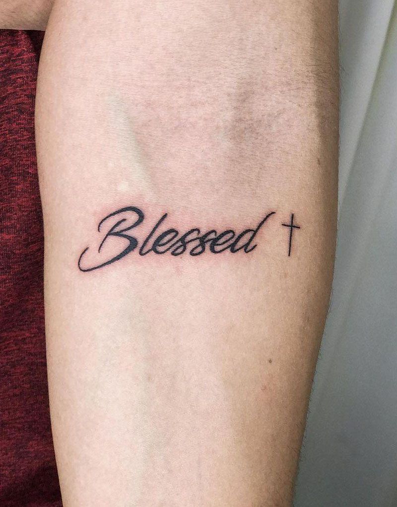 30 Pretty Blessed Tattoos You Can Copy