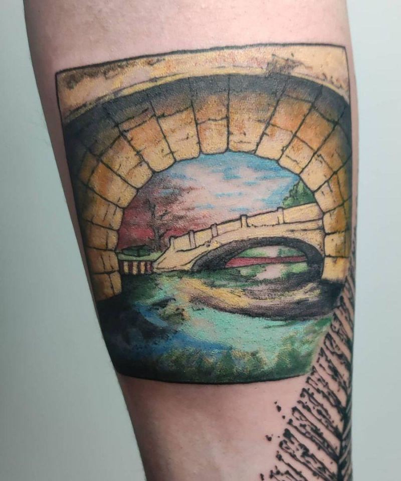 30 Pretty Bridge Tattoos for Your Inspiration