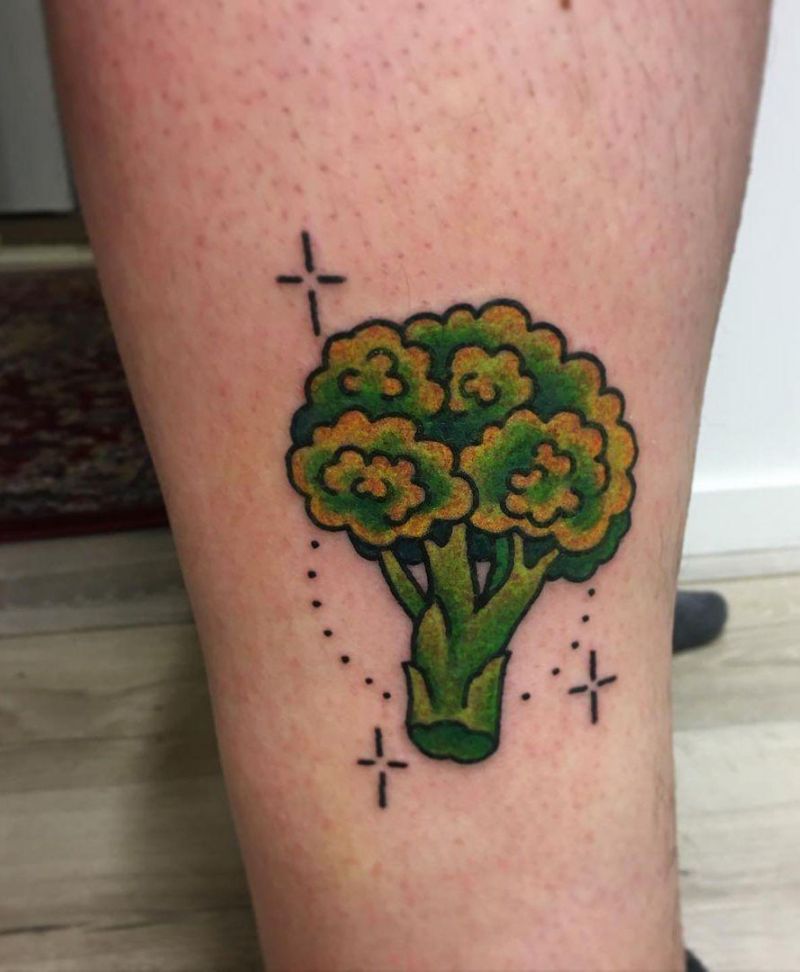 30 Pretty Broccoli Tattoos You Will Love