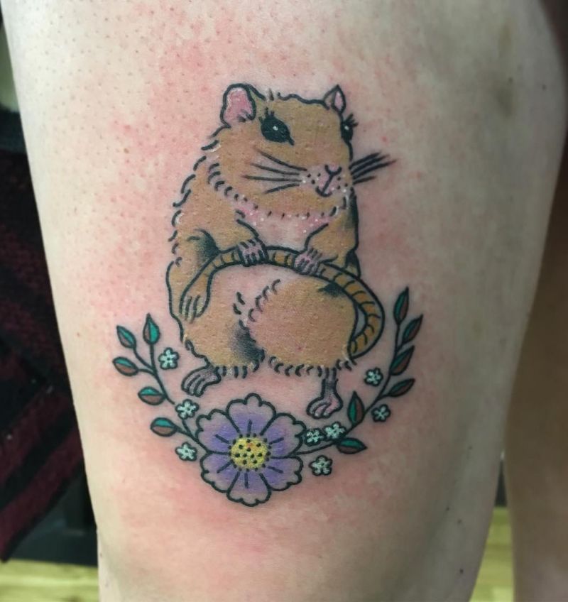 24 Gorgeous Gerbil Tattoos You Will Love